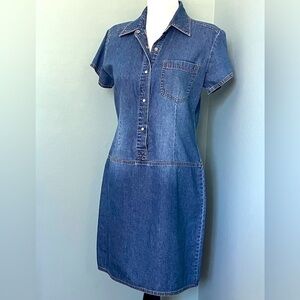 Moda International Blue Denim Dress